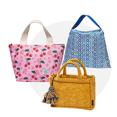 Tote bag, Salma bag and Leather handle bag from bag essentials
