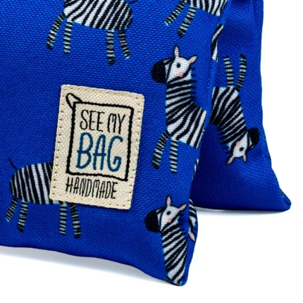 Zebra Blue Double
