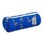 Zebra Blue Round